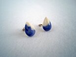 瑠璃釉しずくピアス