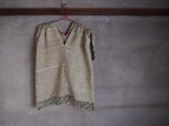 手織り/cotton tops  編みで裾で (＋orimi)の画像