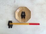 ツキノワグマの八角皿