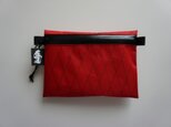 flat pouch M  x-pac Redの画像