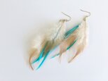 feathers earringの画像