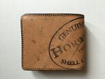 ホーウィンシエルコードバン　ショート財布（Horween）の画像
