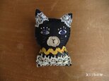 Brooches25 ”lace cat"の画像