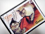 キューバ「ねこ」きってブローチ④