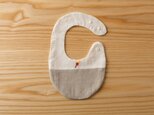 【在庫限りSALE】オーガニックリネンのスタイ(コーンアイス)の画像