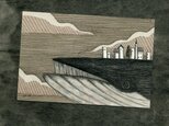 0271「クジラの街」ペン・水彩画　原画　再出品の画像