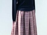 塩沢紬のリメイクスカートの画像