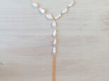 K14GF baroque pearl fringe necklaceの画像