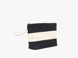 BORDER POUCH（モノトーン）の画像