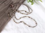 Smoky Gray Long Necklaceの画像