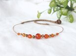 Natural Orange Short Necklaceの画像