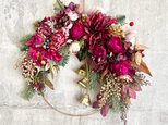 Dahlia Christmas wreathの画像