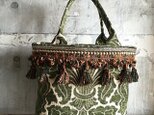 tapestry  tote bag (tassel blade)　greenの画像