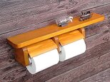 木製トイレットペーパーホルダー　Ver.6（オーク）