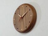 壁掛け時計　（walnut103)の画像