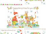 お得なクリスマスカード／5種×2枚＝10枚セットの画像
