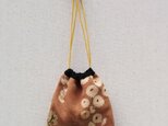 古布ちりめん巾着袋