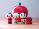 ●こけしちゃん in りんご●マトリョーシカ