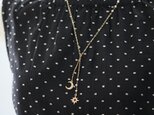 moon and star necklace　の画像