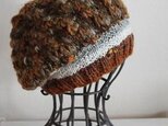 【耳までかくれて暖か】デンマークウール　ニット帽子★ベレー帽の画像