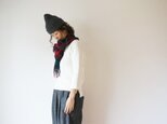 Boat-neck long-sleeved knit LADY'Sの画像