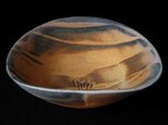 食器　白化粧焼締め中鉢　陶芸家オリジナル陶器(9)の画像