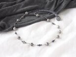 Blue-Gray Shine Necklaceの画像