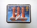 イギリス クリスマス切手ブローチ1681の画像
