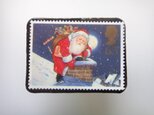 イギリス　クリスマス切手ブローチ1694の画像