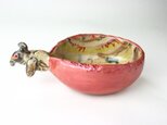 animal bowl.The bowl of baku.バクの食器,pink,cute ceramicの画像