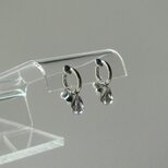 ミニウィング♢イヤリング [スモーク] ピアス