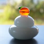 ミニミニガラスの鏡餅