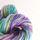 100g/合太｜夢見がちな象｜アンゴラウール｜手紡ぎ毛糸