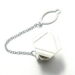 ベンゼン環のシルバータイタック・ラペルピン