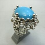 トルコ石フラワーリング