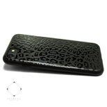 iPhone7/8/iPhoneSE2/iPhoneSE3　特殊グロス加工 レザーケースカバー（レオパード）エナメルタッチ