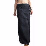 ジョムトン手織り綿サロン風ワイドパンツ（PFS-016-01）