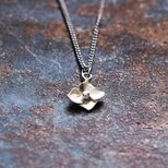 ちいさいあじさいのはな【SV】 ネックレス　N526