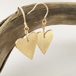 魔女の Sandy Golden Heart ピアス／イヤリング１