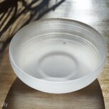 無色のガラス -「 The Vessel of Light - 月明かりのうつわ 」● 直径12.5cm