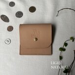 [ネコ] スクエアコインケース/2ポケット