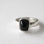 オニキス シルバーringの画像