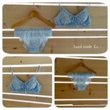 Xmas限定　❤︎ ストレスフリー  楽ガーゼブラ　& ガーゼショーツ  ＊  羽blueの画像