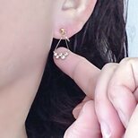 *Always*キュービックジルコニアイヤリング（ピアス）の画像