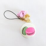 マカロンケーキのマカロンポーチの画像