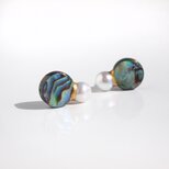 シェルとパールのピアス・イヤリング／ South sea