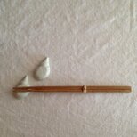 巻貝箸置き(ペア)白マット