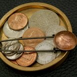 ＃B51　UK Coin Broochの画像