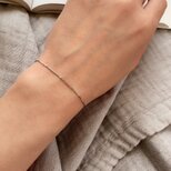 17cm 316L Simple metal bracelet サージカルステンレスブレスレットの画像