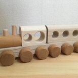木のおもちゃ　コロコロ汽車